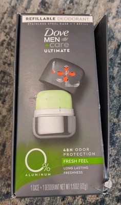 DOVE Men + Care ULTIMATE Refillable Deodorant.  Fresh Feel.  