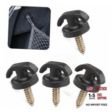 4 PCS Car Cargo Net Hooks, Rear Trunk Luggage Tie-down Hook Screw, Rust-proof
