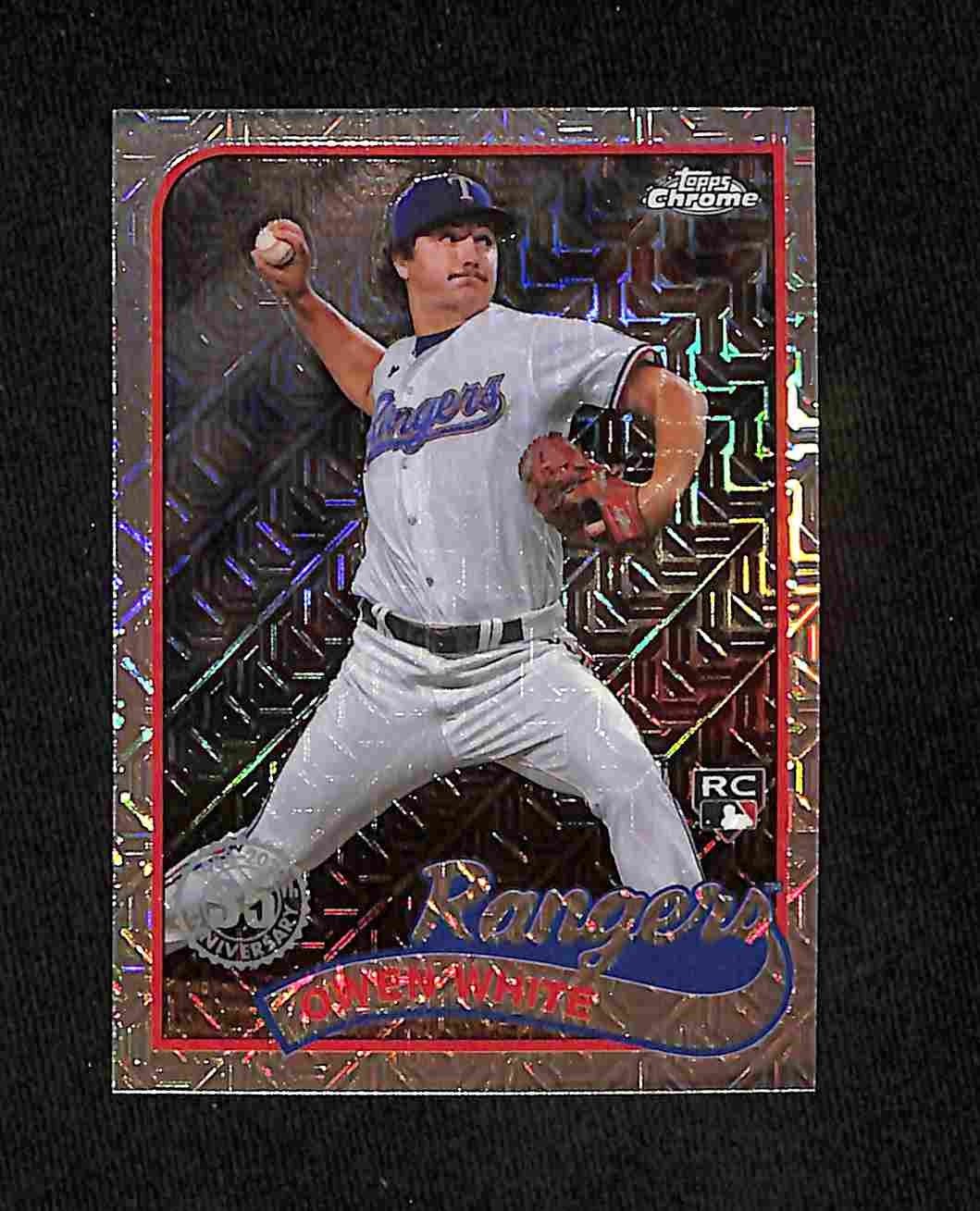 2024 Topps Series 1 - 1989 Topps Chrome Silver Pack Owen White #T89C-13 (RC)