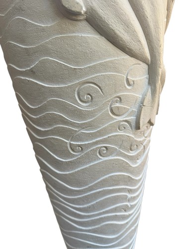 Vintage 1970 - 1980 Plaster Dolphin Lamp - Picture 5 of 8