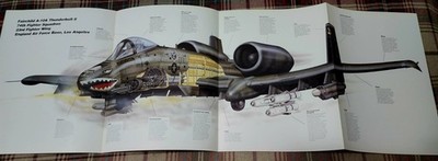 Fairchild A10 A-10 A 10 Thunderbolt Picture Poster Aircraft Out of Print Decor 