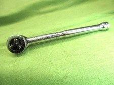 Vintage Squared C Craftsman 14 Dr. Thumb Wheel Style Ratchet - Pn 43795 Vintage Squared C Craftsman 14 Dr. Thumb Wheel Style Ratchet - Pn 43795