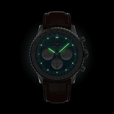 Breitling Navitimer B01 Chronograph 46 Blue Dial Watch AB0137211C1P1 5