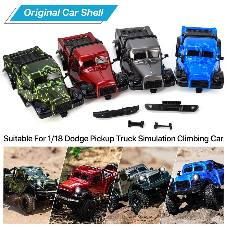 AUSTAR RC 1/18 Car Body Shell Crawler Cover Truck Casing Original Upgrade Parts - Image 2 of 4