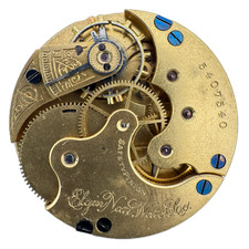 Antique 6s 1894 Elgin 11 Jewels Mechanical Hunter Pocket Watch Movement 118 USA