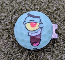 Plankton SpongeBob Real Golf Ball Marker With Magnetic Hat Clip