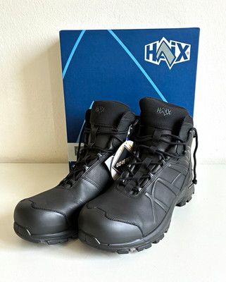 HAIX Black Eagle Safety 50 Mid S3 GORE-TEX Sicherheitsschuhe Schwarz 46