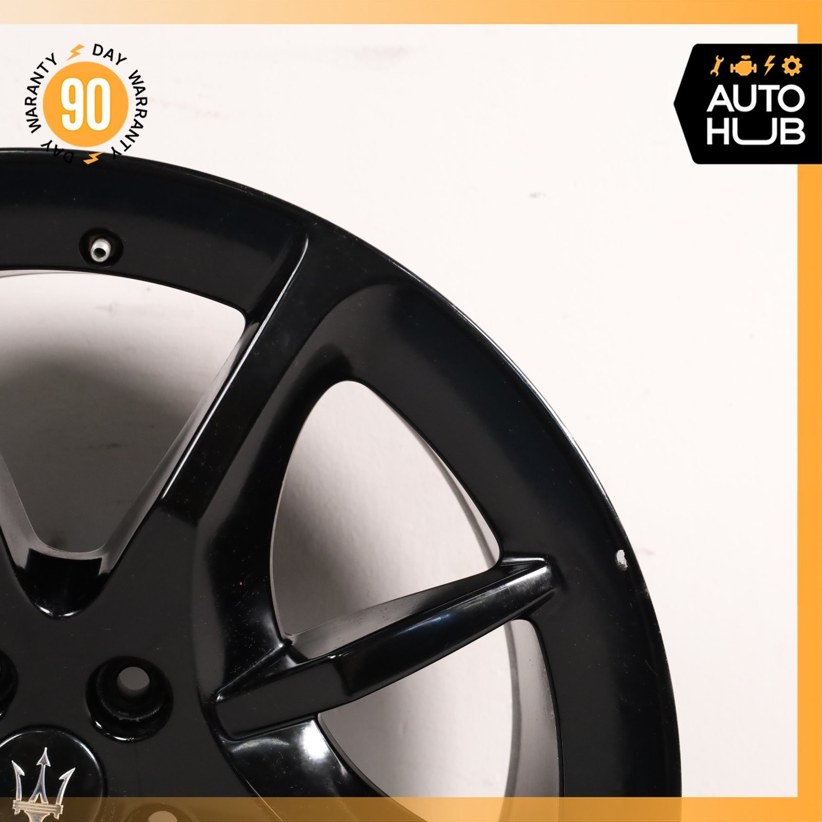Maserati GranTurismo M145 10.5 x 20 20" Rear Wheel Rim Black 84072500 OEM