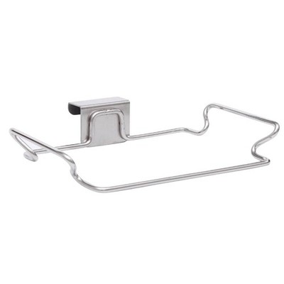 Hanging Garbage Bags Storage Rack Stainless Steel Trash Bag Holder Towel Glov...