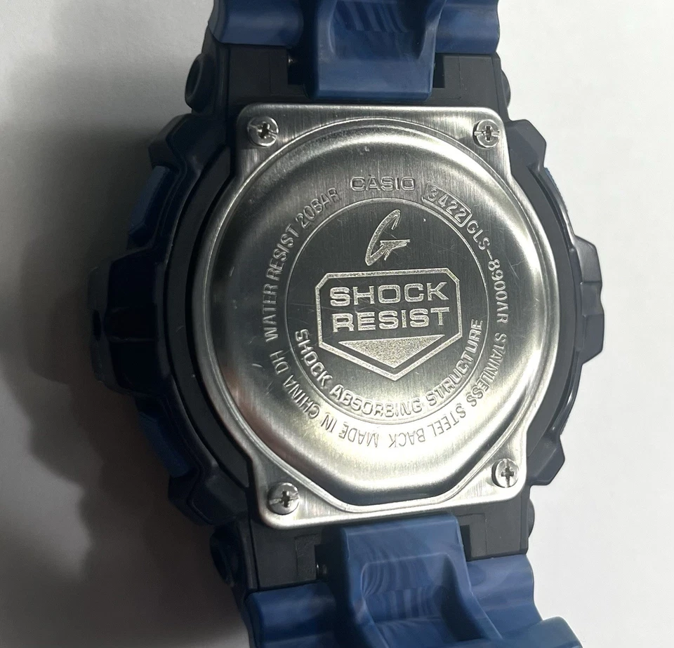 Casio G-shock GLS-8900AR Blue G-Lide Men’s Watch Solar Module:3422 | Tested - Bild 3 von 4