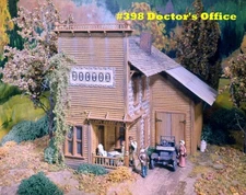 Campbell Scale Models 398 HO The Doctor's Office Building Kit