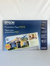 Epson Presentation Paper Matte 13” x 19” 100 Sheets NEW SEALED