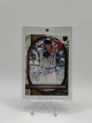 2025 Topps Museum Collection - Archival Autographs Jason Varitek #AA-JV Ruby /20