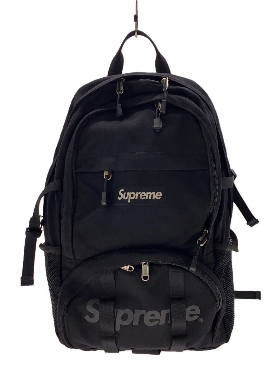 Sac à dos Supreme toile noir 15ss occasion