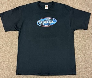 Rusty Wallace Miller Lite Vtg T-Shirt Mens XL Black NASCAR Double Sided 90s NEW