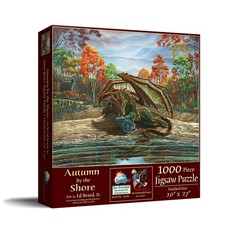 SUNSOUT INC Autumn by the Shore 1000 pc Jigsaw Puzzle