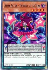 Yu-Gi-Oh TCG ROTD-DE081 C Abyss Actor - Twinkle Little Star Rise of the Duelist