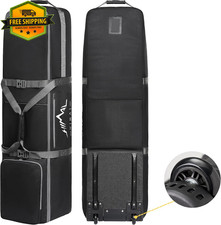 Golf Travel Bag With Wheels 1200D Heavy Duty Oxford Airline Travel Case Cover
