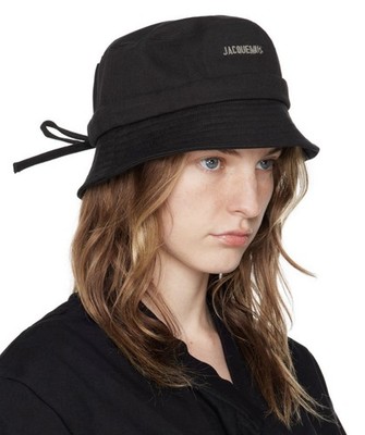 Jacquemus Les Classiques  Le Bob Gadjo  Bucket Hat (Black) Size 56