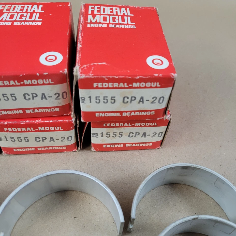 Rodamientos de varillas 1555CPA-20 Buick 400 Olds 400 Pont 236 350 389 400 GTO 421 428 455 Foto 3 de 4