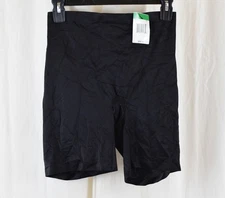 Maidenform Womens Cover Your Bases Smoothing Shapewear Short Black Size Large