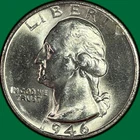 1946-S Washington Quarter Silver Brilliant Uncirculated BU Coin #43822