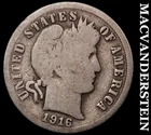 1916-S Silver Barber Dime - Scarce  Better Date  No Reserve  #i1816