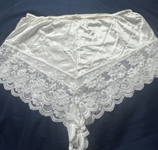 Vintage Maidenform Tap Bikini Lace Panties Union made White Chantel