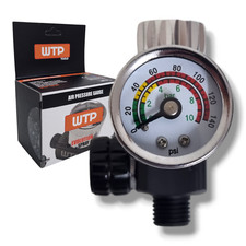 Spray Paint Gun Air Pressure Regulator Wtp Tools With Gauge 0 To 140 Psi