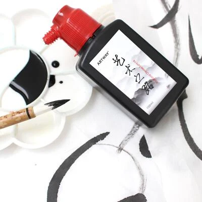 Artway Sumi Ink - 500ml - Black - Chinese Calligraphy Ink