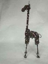 Handmade Beaded Giraffe Sculpture - Unique South African Decor
