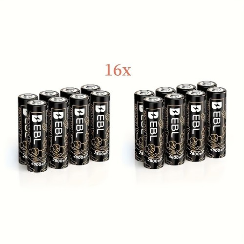 EBL AAA AA NIMH Rechargeable Batteries 1100mAh 2800mAh 1.2V / 8 Slot Charger lot - Picture 56 of 56