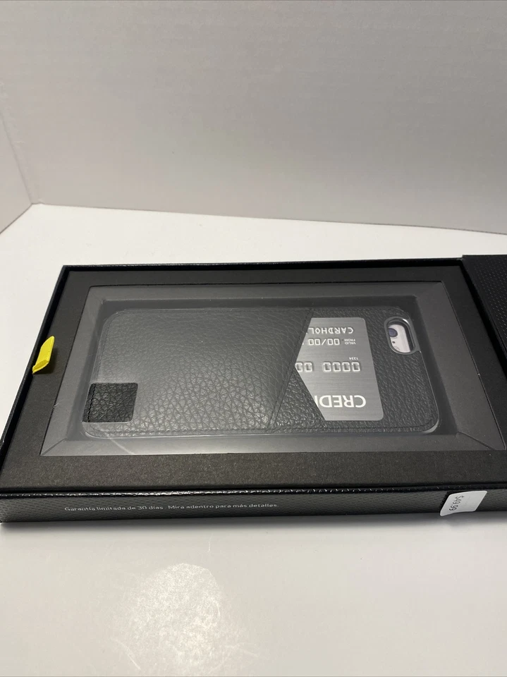 Funda Cartera Leche y Miel para Apple iPhone 6/6S - Cuero Negro Foto 2 de 3