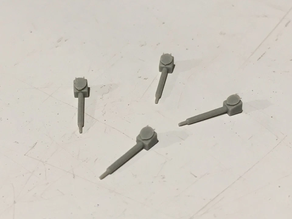 Life-Like Proto 2000 Series HO Diesel Locomotive MU Cable Plug Stands Parts - Image 2 of 2