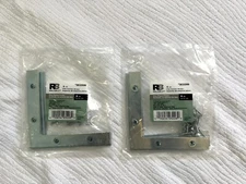 Two 4 pack of RELIABILT 4 Ct. 4-in Flat Corner Zinc-plated Finish Steel Brace