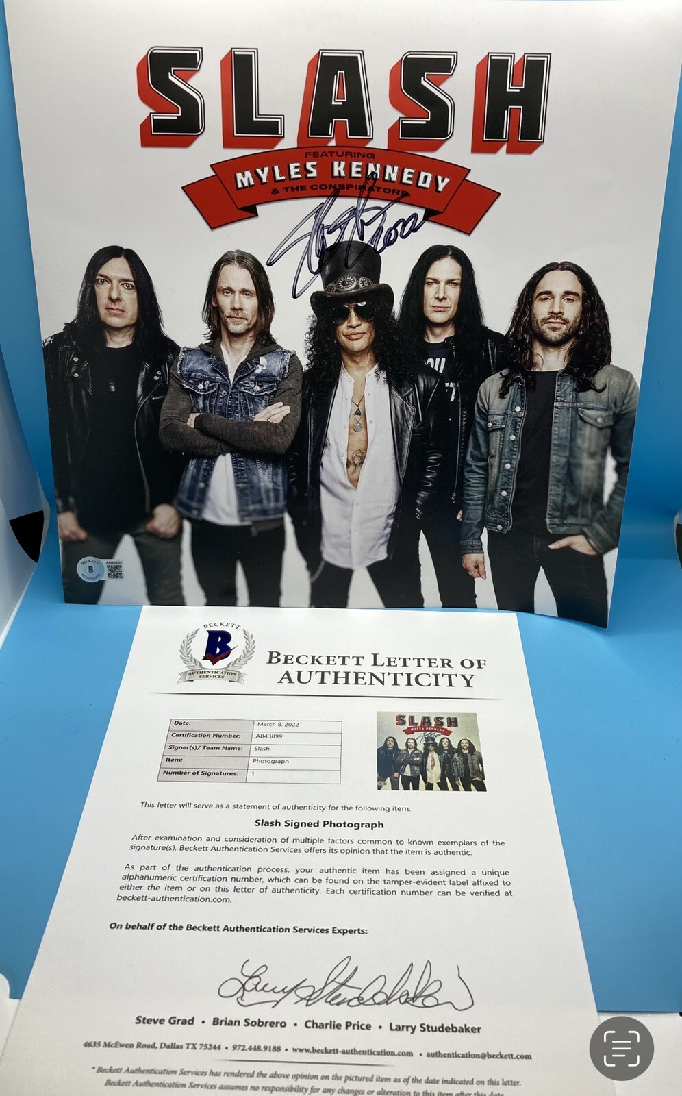 SLASH SIGNED 4 UK LIMITED EDITION VINYL BOX SET LITHOGRAPH 1/500 BAS ...