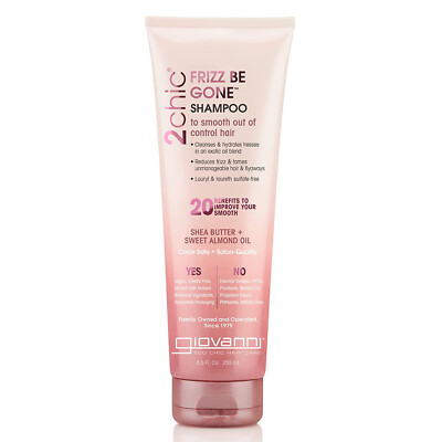 Giovanni 2chic Frizz Be Gone Shampoo, 8.5 Fluid Ounces