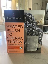 Heated Plush To Sherpa Throw