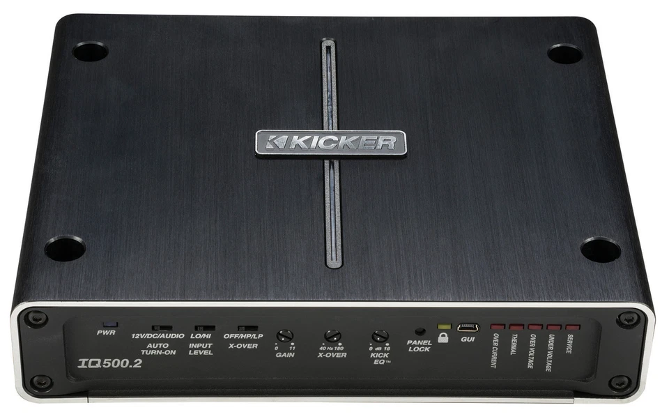 Kicker Class-D IQ500.2 mit DSP Digitaler 2- Kanal Amp 2 x 250 Watt UVP: 599.-€  - Bild 3 von 4