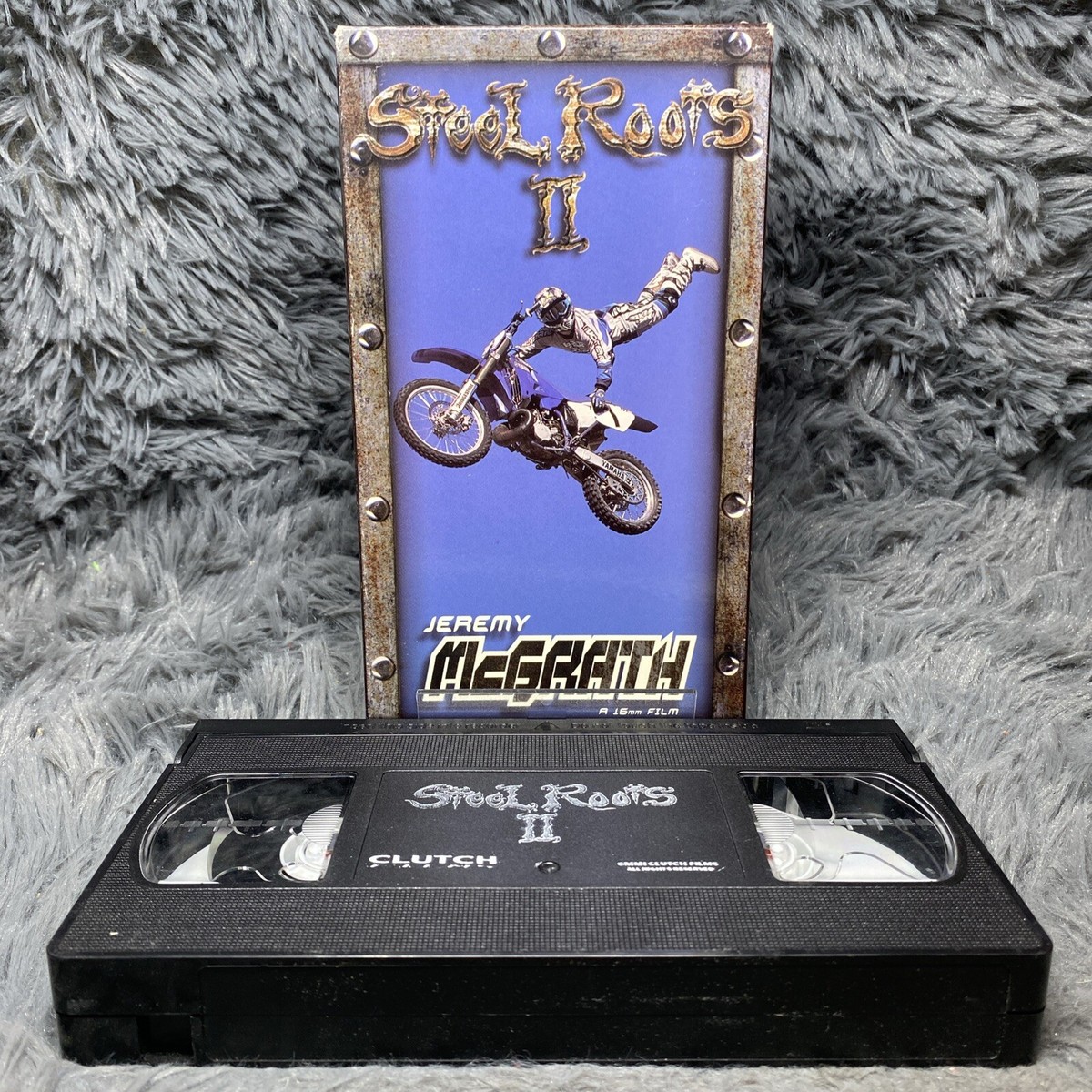 Steel Roots II VHS Tape 2001 Jeremy McGrath Motocross Clutch Films