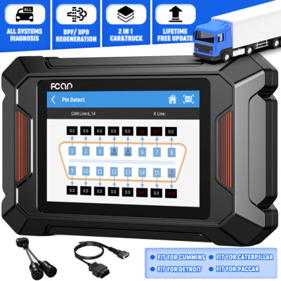Heavy Duty Truck Scanner FCAR F803 Pro for Cummins/CAT DPF Regen