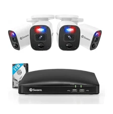 Swann Home 8 Channel 4 Bullet Camera HD 1TB DVR Security System SWDVK-846804MQB
