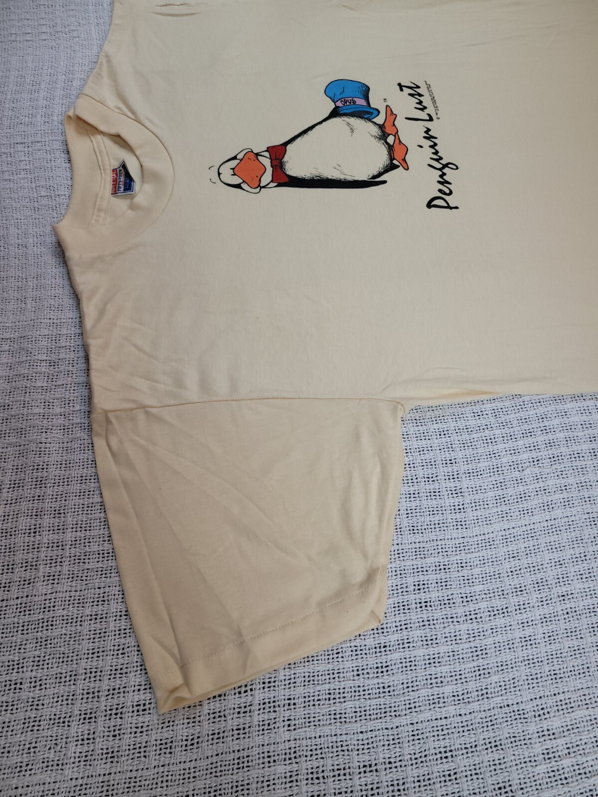 Vintage 1986 Opus The Penguin Washington Post Shirt Single Stitch USA Made XL