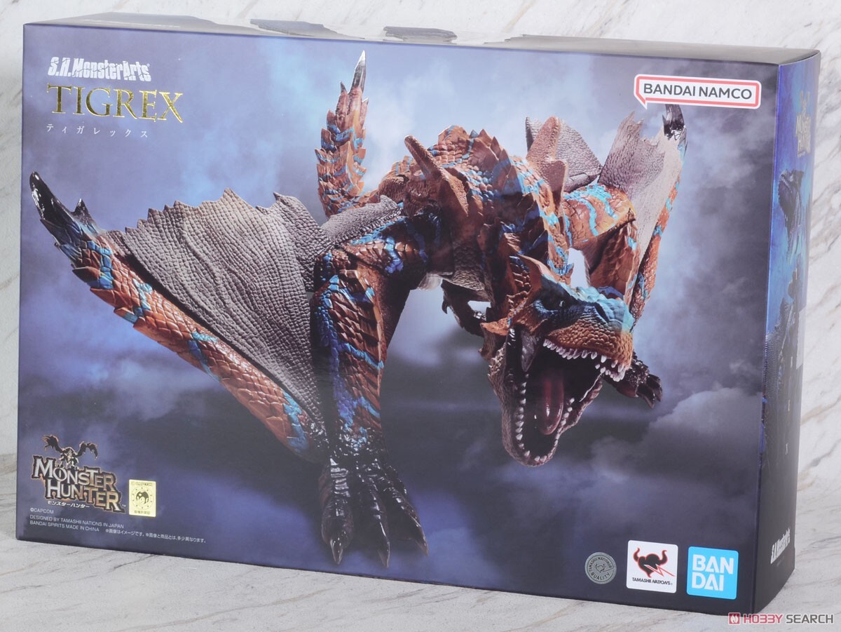 S.H. MonsterArts TIGREX フィギュア Amazon.com: TAMASHII NATIONS - Monster Hunter Rise - Tigrex