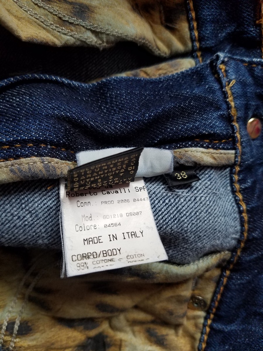 Roberto Cavalli Women Italian Blue Jeans Size 38 | eBay