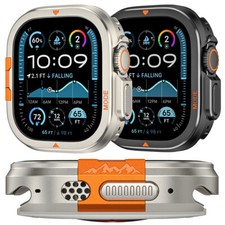 Metal Case For Apple Watch Series 10 46mm Ultra 2/1 49mm Shockproof Rugged Cover