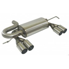 FOX SPORTAUSPUFF 2X 2X80MM TYP 10 FÜR VOLKSWAGEN (VW) GOLF 4