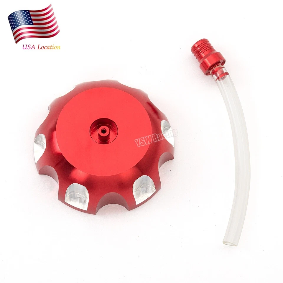 Pivot Dirt Bike Gas Cap Fuel Tank Cap Cover For Honda CRF150F CRF230F 2003-2017 Foto 2 de 4