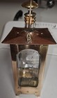 Vintage Bar Decanter Brass Glass Liquor Bottle Music Box "How Dry I Am" — photo 3