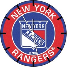 New York Rangers Wall Clock G210 Personalized...